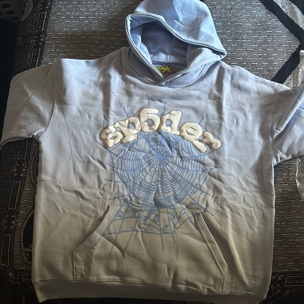 Blue spider hoodie brand new